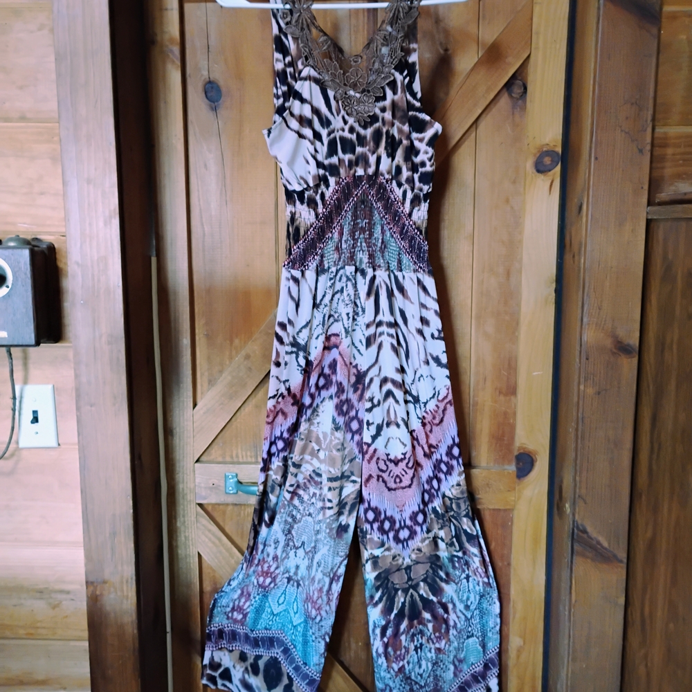 Jumpsuit Sleeveless Size S Wide Leg